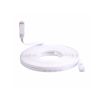 Flat flexible UTP cable with Cat6 plugs 3m